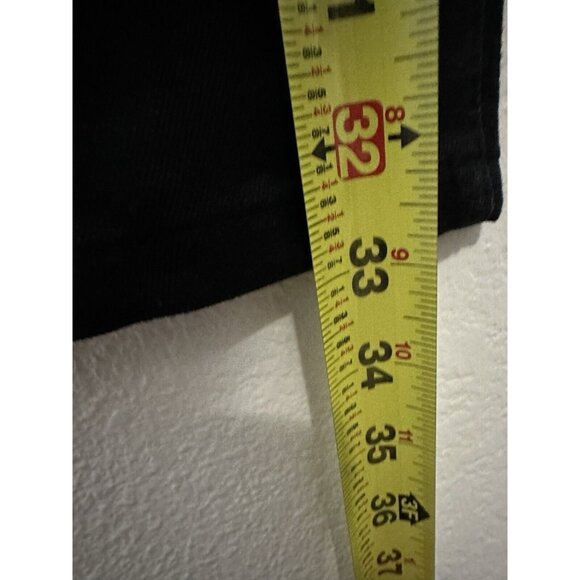 BEBE Women’s Mid Rise Slim Fit Zip Accents Black Jeans Size 31 - Picture 11 of 11